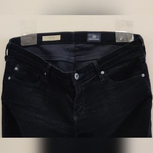 AG The Stilt Cigarette Leg Navy Baby Corduroy 28R Pants